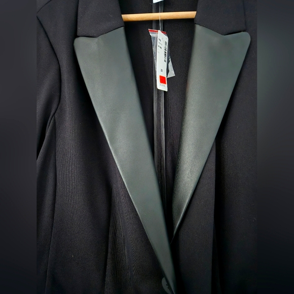 AdditionElle Black Tuxedo Blazer 2X - Picture 3 of 9